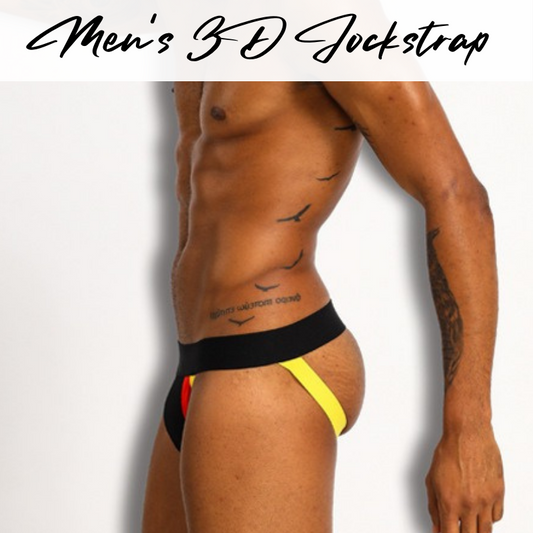 Men's Jockstrap : 3D Front Pouch Underwear (Adannu BP14)