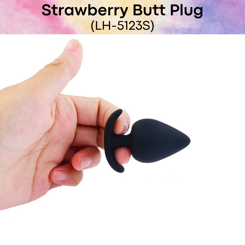 Adult Toy : Strawberry Butt Plug (LH5123S)