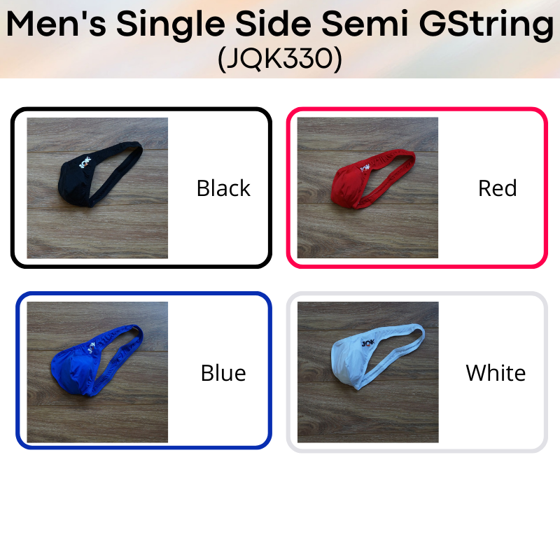 Men's Thong : Single Side Semi Thong (JQK330)