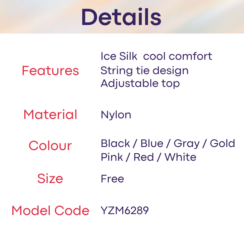 Underwear: Ice Silk Bikini Top and Thong Set (YZM6289)