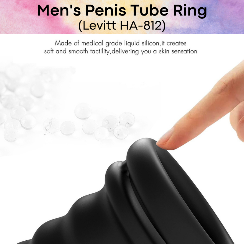 Adult Toy : Men's Penis Tube Ring (Levitt HA-812)