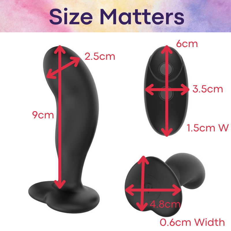 Adult Toy : Butt Plug Vibrator with Wireless Remote Control (MY603)