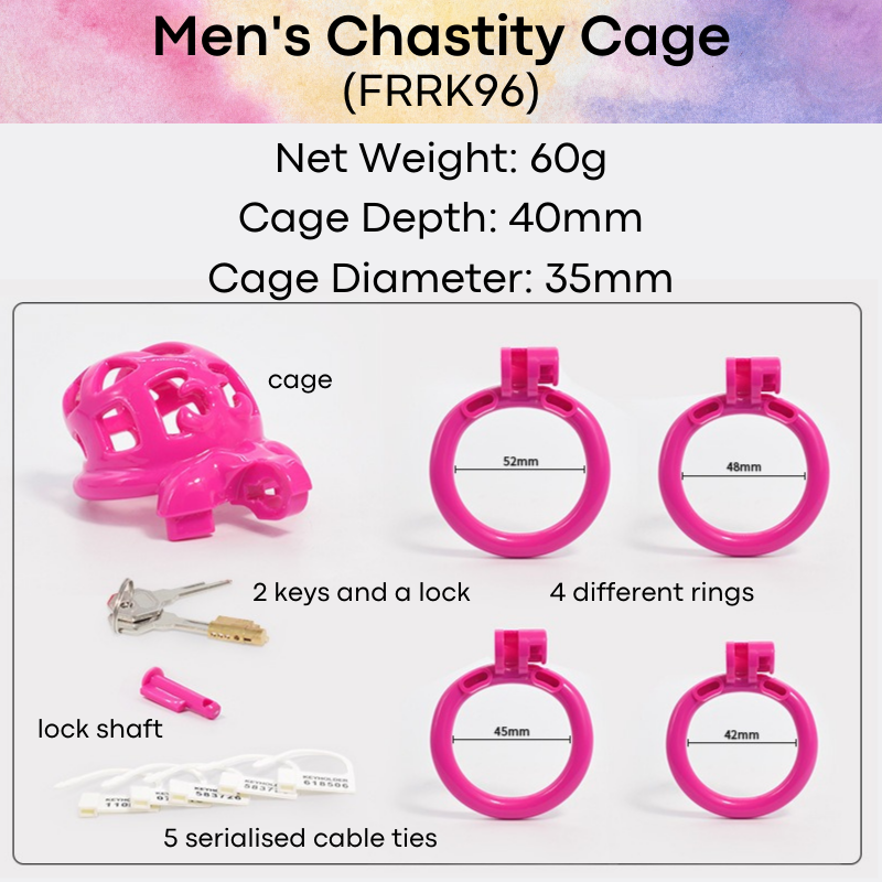 Adult Toy : Men's Chastity Cage (FRRK96)