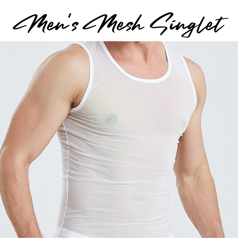 Men's Tee : Mesh Sleeveless (Fankazi F1301)