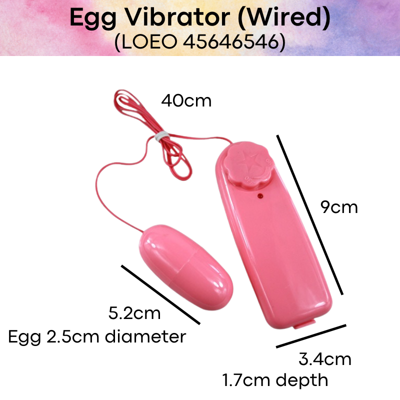 Adult Toy : Wired Egg Vibrator (#45646546)