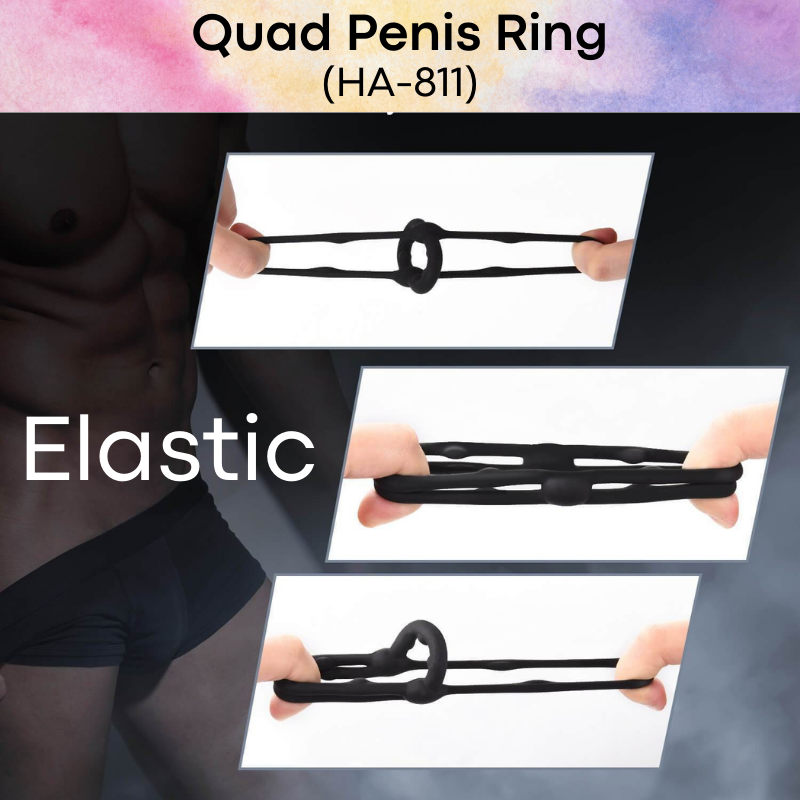 Adult Toy : Quad Penis Ring (HA-811)