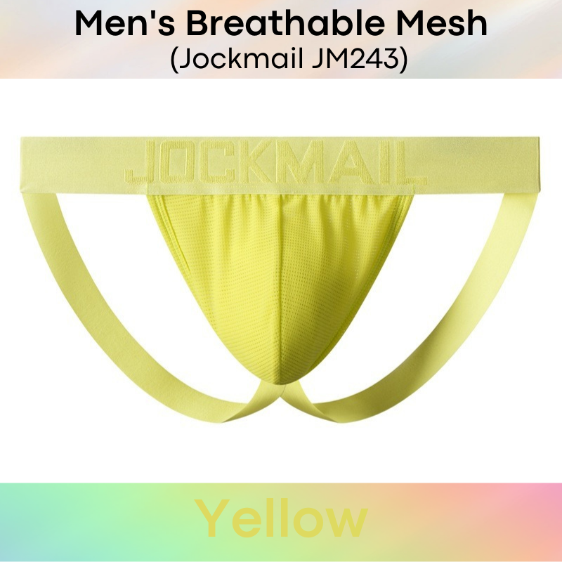 Men's Jockstrap : Breathable Mesh Underwear (Jockmail JM243)