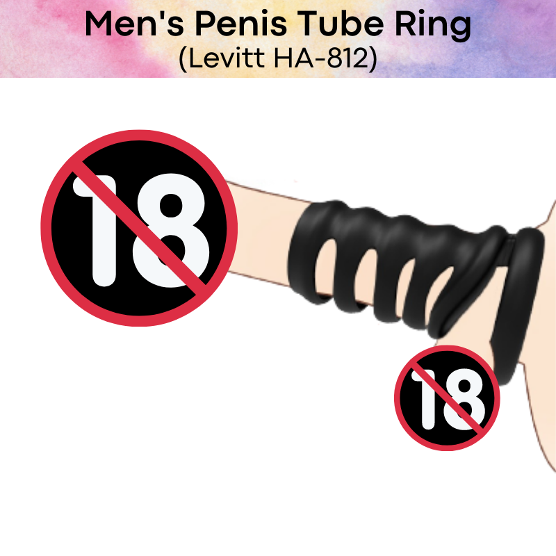 Adult Toy : Men's Penis Tube Ring (Levitt HA-812)