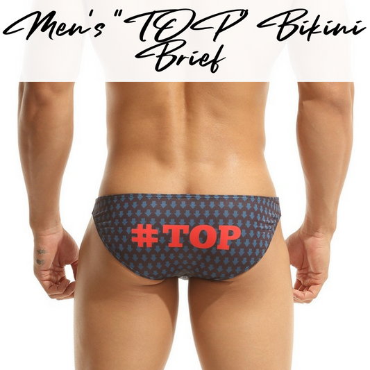 Men's Brief : "Top" Print Underwear (Seobean SB10104)