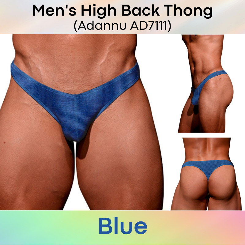 Men's Thong : High Hip Underwear (Adannu AD7111)