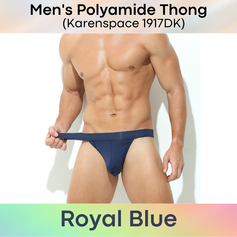 Men's Thong : Polyamide Underwear (Karenspace KS1917DK)