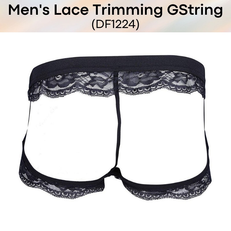 Men's GString : Side Strap Lace Undewear (DF1224)