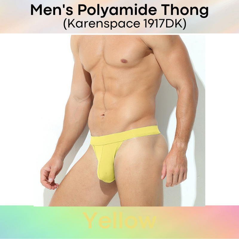 Men's Thong : Polyamide Underwear (Karenspace KS1917DK)