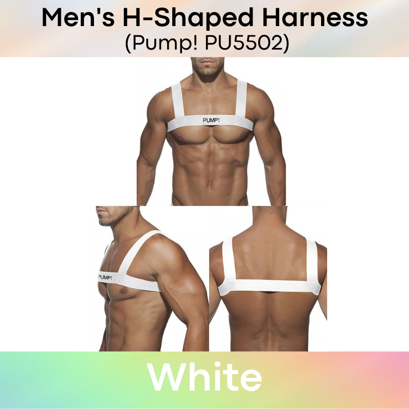 Men's Harness : H-Shaped Chest Strap (Pump! PU5502)