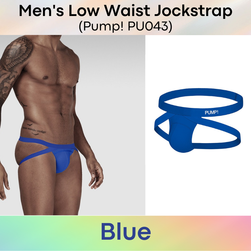 Men's Jockstrap : Low Waist Underwear (Pump! PU043)