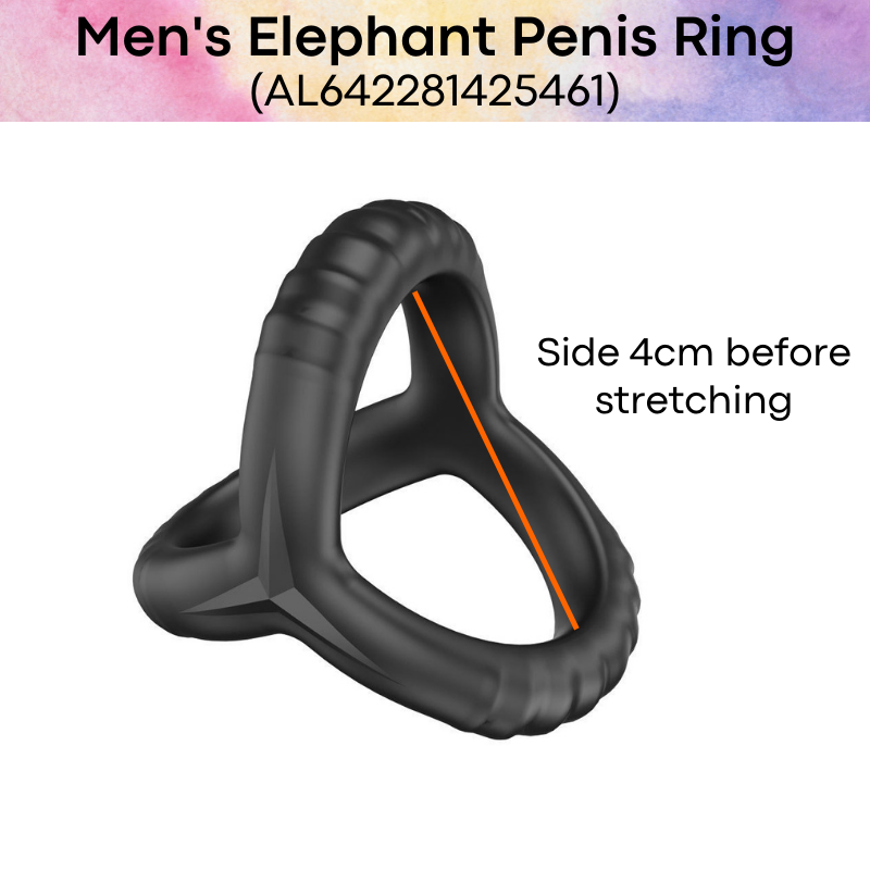 Adult Toy : Men's Elephant Penis Ring (AL642281425461)