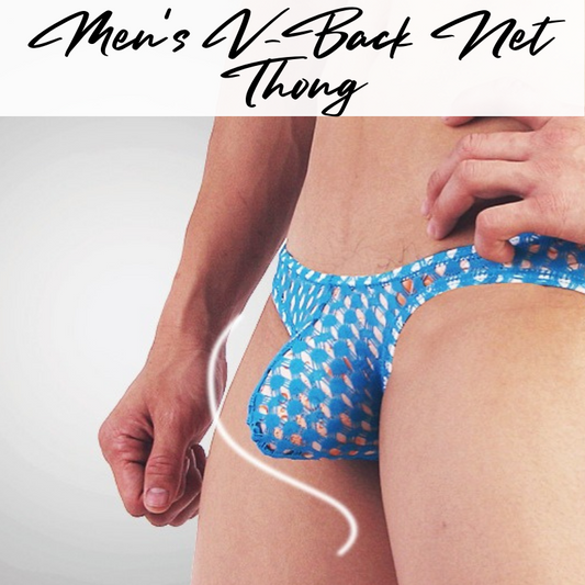 Men's Thong : Net Underwear (Woxuan WX0019)