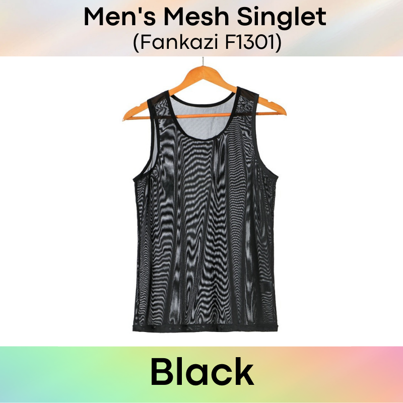 Men's Tee : Mesh Sleeveless (Fankazi F1301)