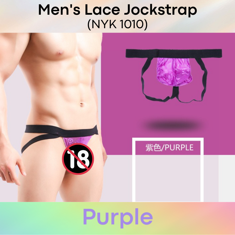 Men's Jockstrap : Lace Underwear (NYK1010)