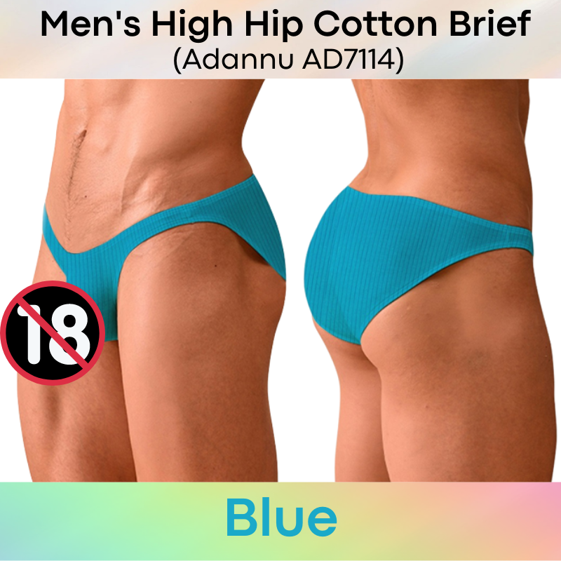 Men's Brief : High Hip Underwear (Adannu AD7114)