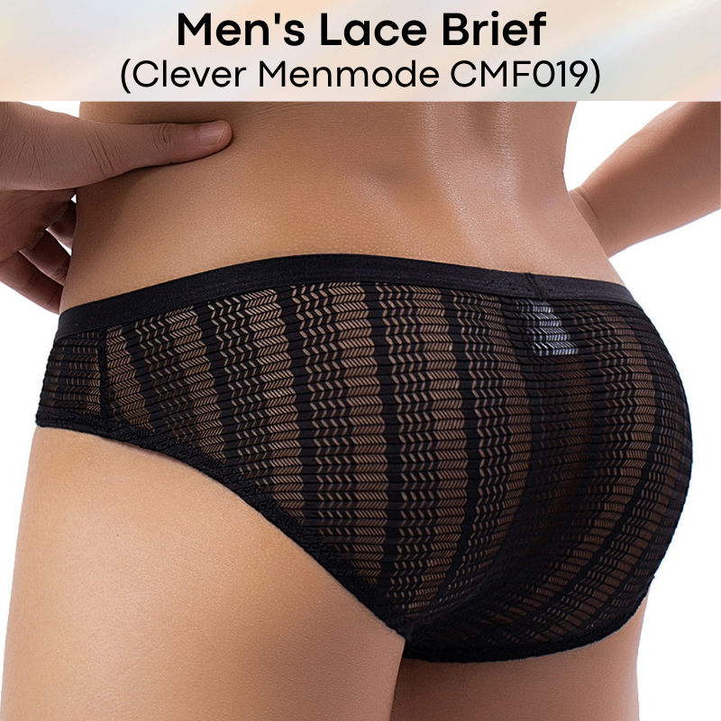 Men's Brief : Lace Underwear (Clever Menmode CMF019)