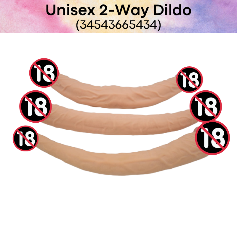 Adult Toy : Unisex 2-Way Dildo