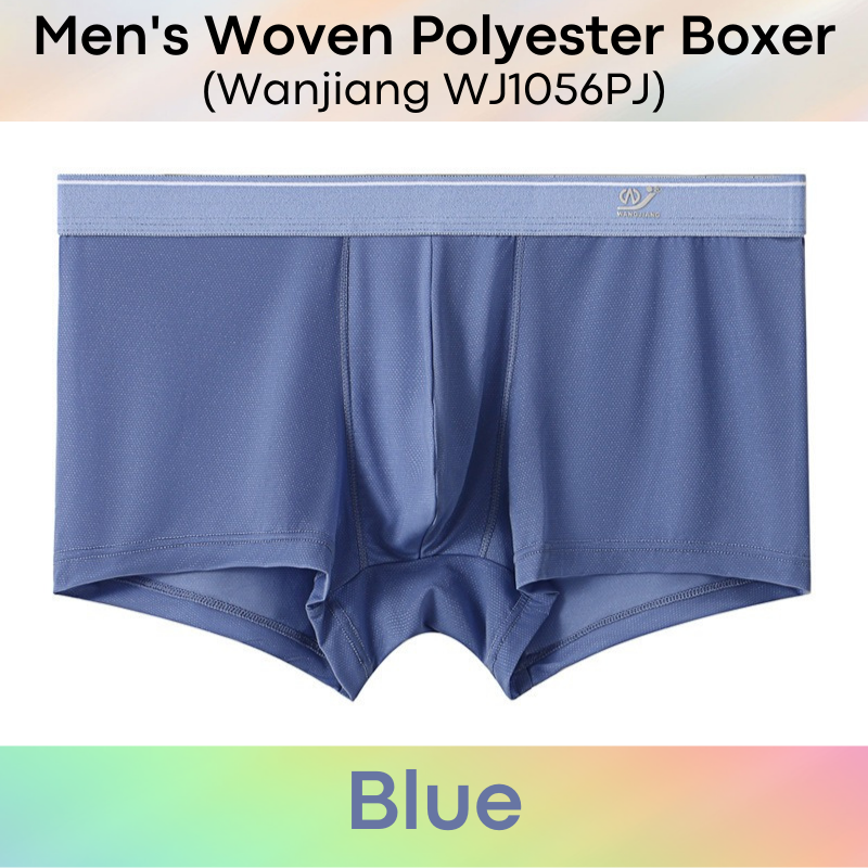 Men's Boxer : Woven Polyester Quick Dry Boxer (Wanjiang WJ1056PJ)