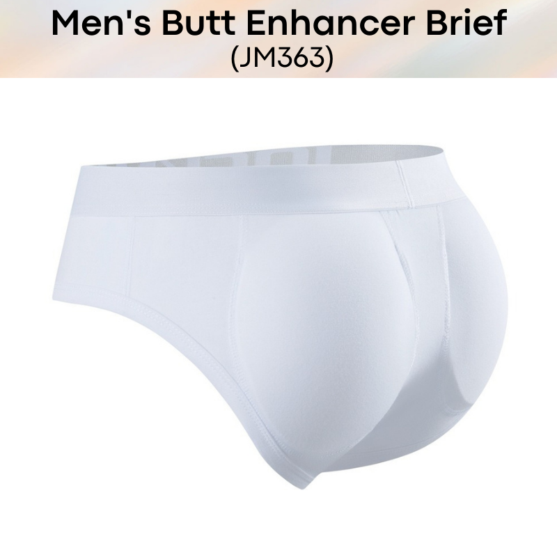 Men's Brief : Butt Enhancer with Removable Sponge (Jockmail JM363)