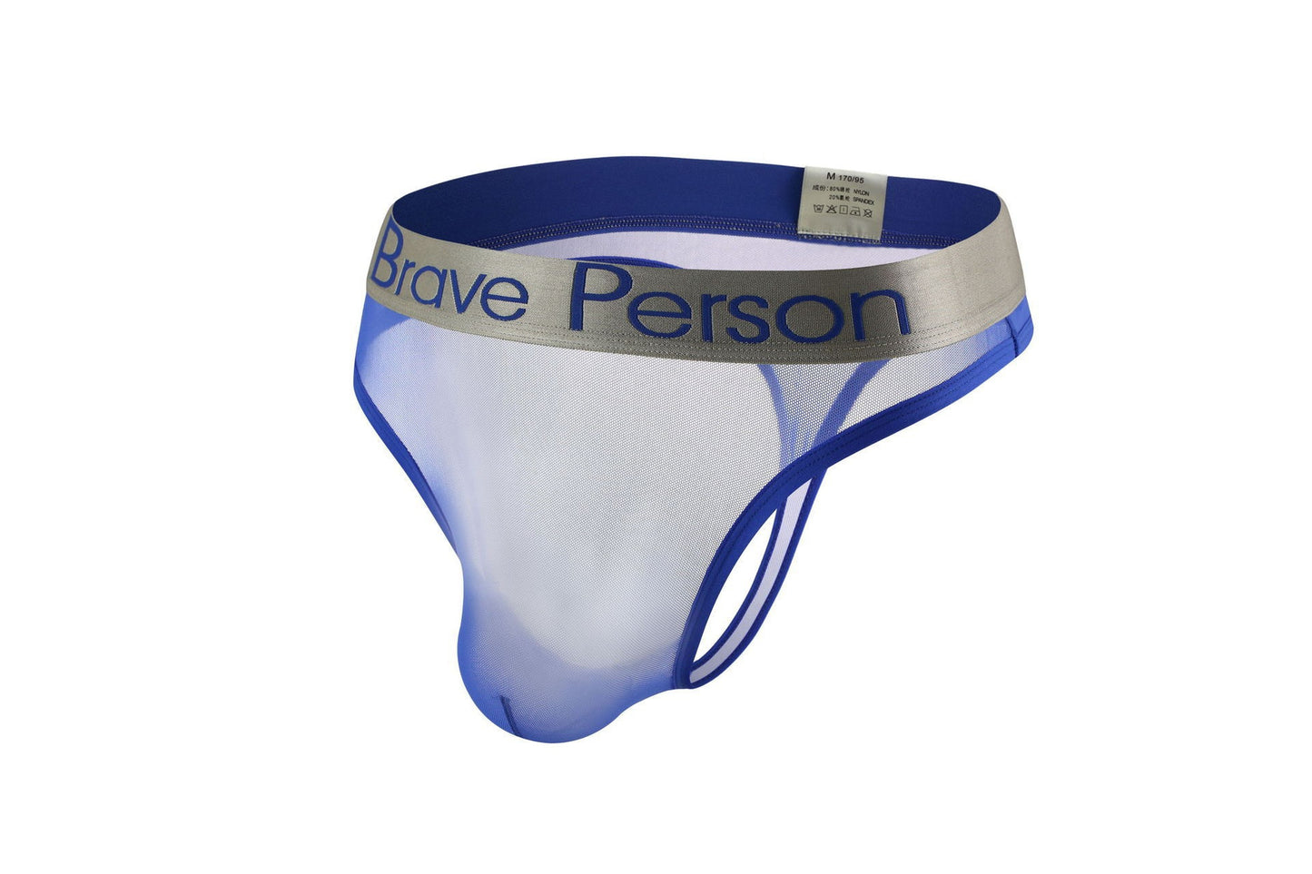 Men's Thong : High Back Mesh Underwear (Brave Person BR1185)