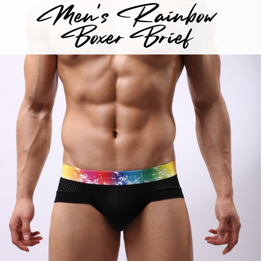 Men's Boxer : Rainbow Underwear (Soutong CK10)