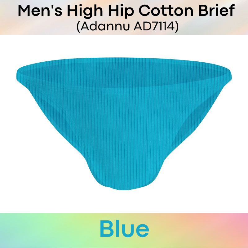 Men's Brief : High Hip Underwear (Adannu AD7114)