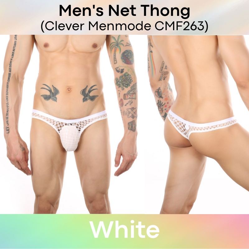 Men's Thong : Net Underwear (Clever Menmode CMF263)