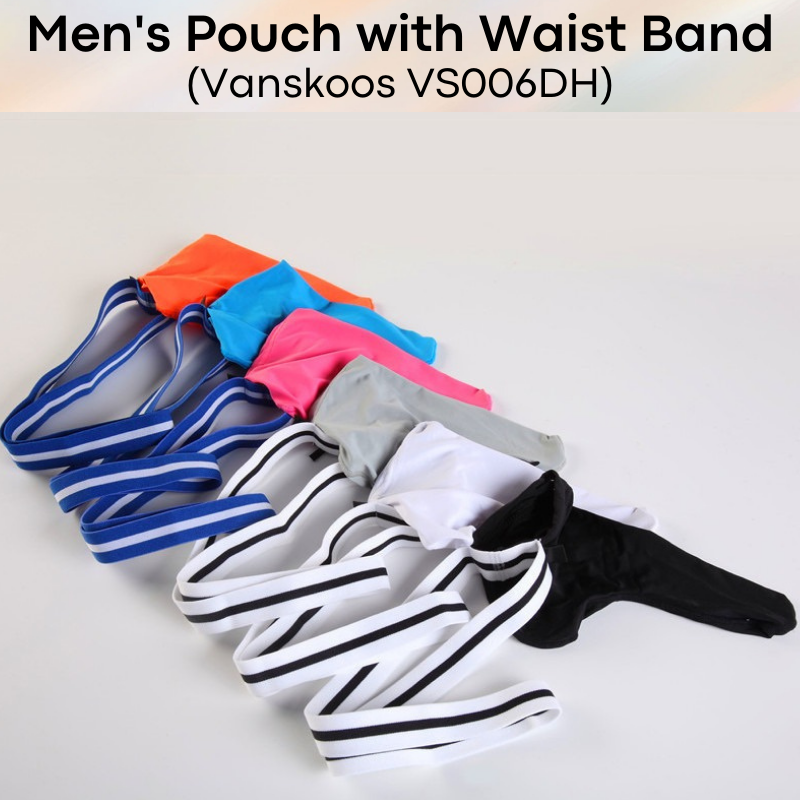 Men's Strap : Slip-on Pouch Underwear (Vanskoos VS006DH)