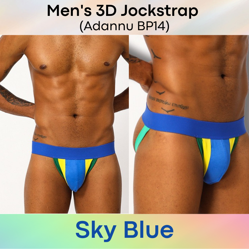 Men's Jockstrap : 3D Front Pouch Underwear (Adannu BP14)