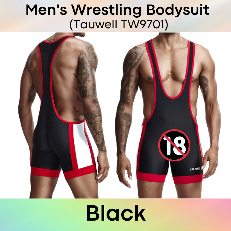 Men's Bodysuit : Polyester Sports Wrestling Polyester Boxer Style (Tauwell TW9701)