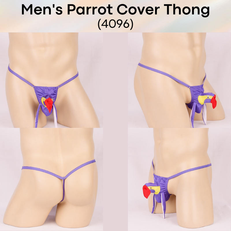 Men's Thong : Parrot Cover Underwear (4096)