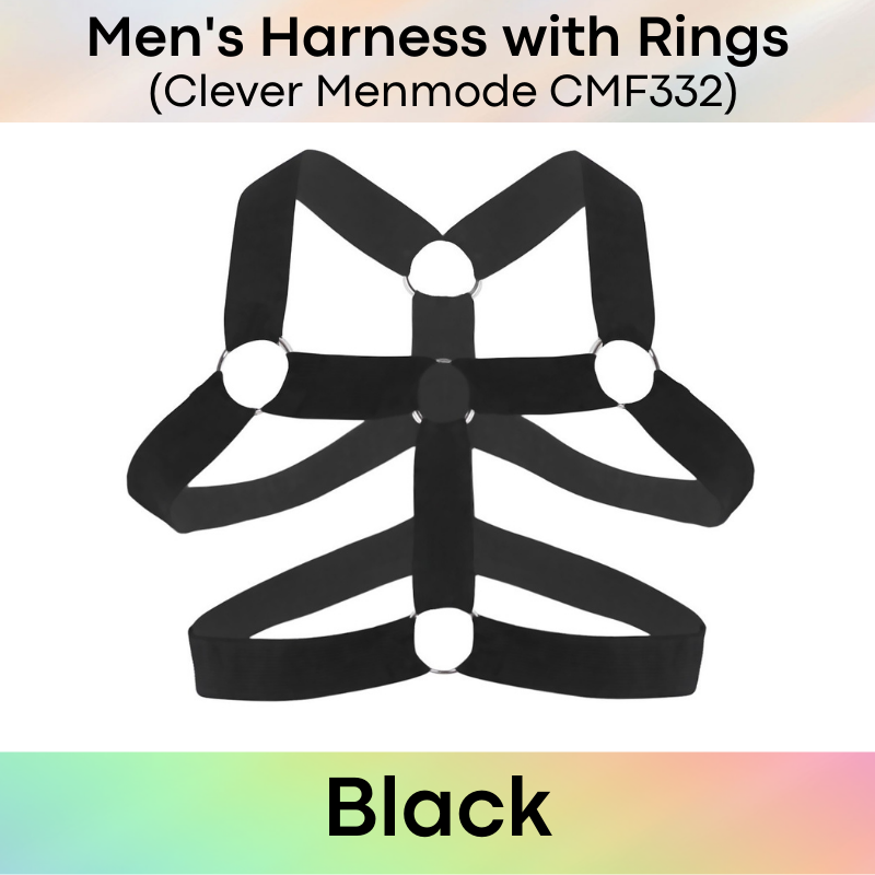 Men's Harness : Harness with Ring (Clever Menmode CMF332)