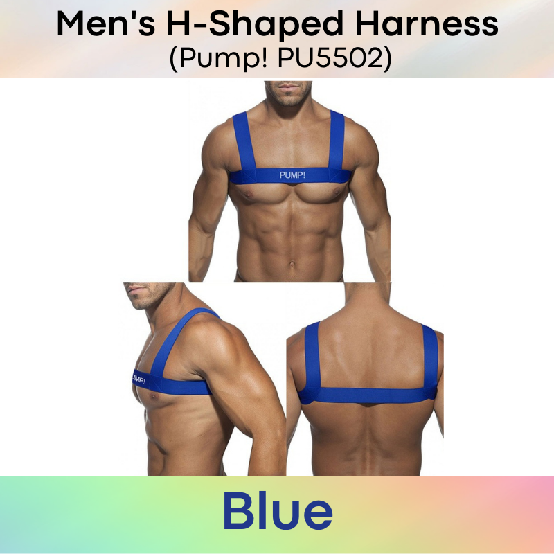 Men's Harness : H-Shaped Chest Strap (Pump! PU5502)