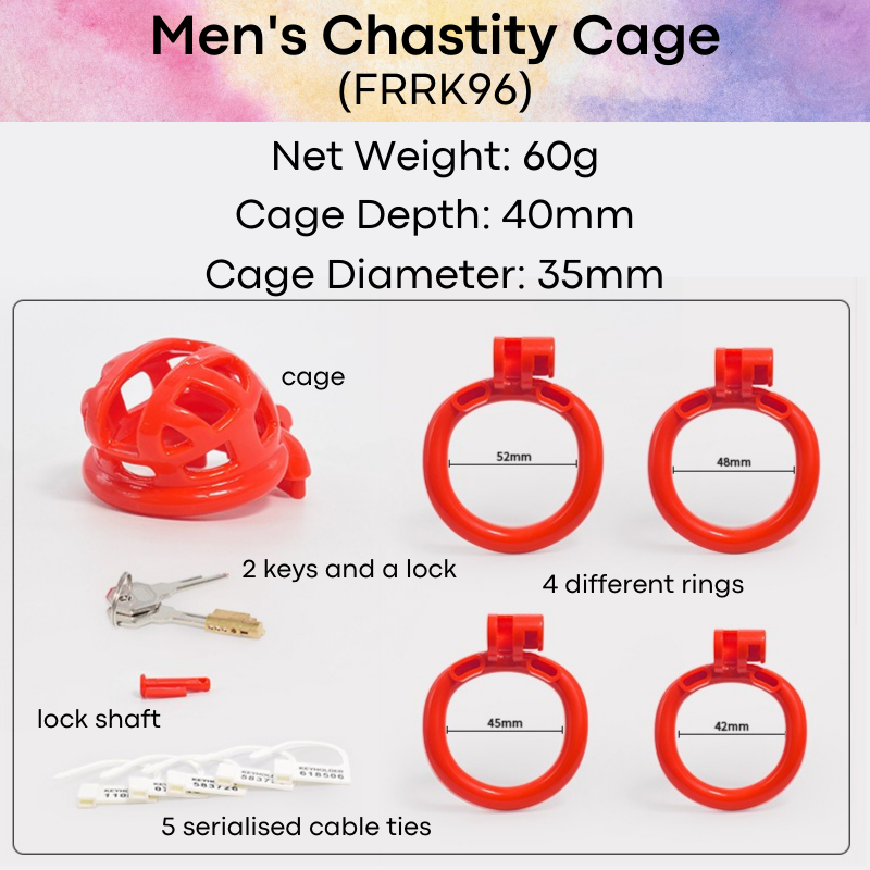 Adult Toy : Men's Chastity Cage (FRRK96)