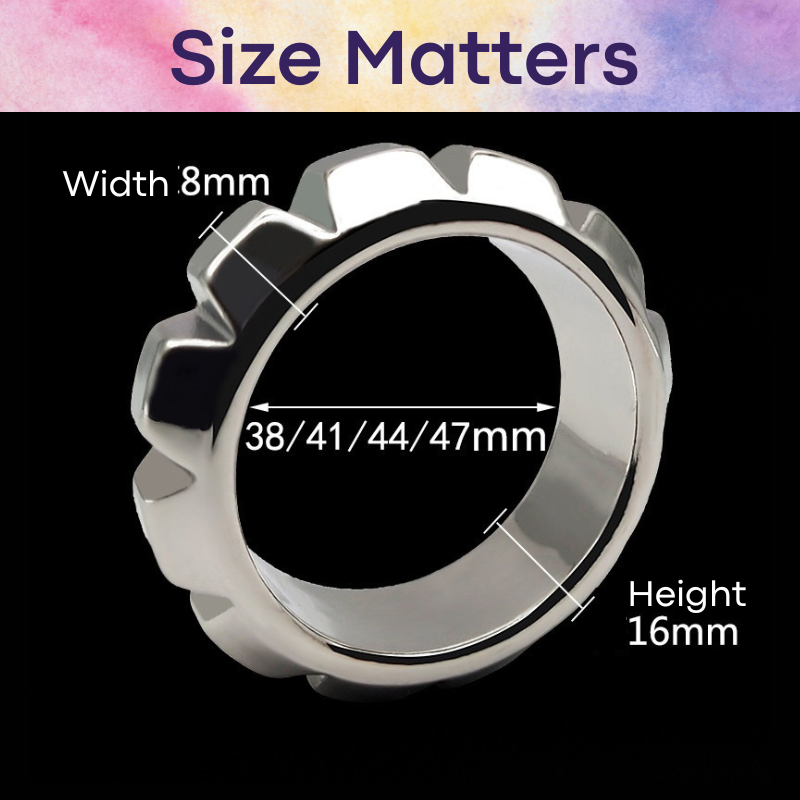 Adult Toy : Men's Stainless Steel Penis Ring (FRRK30)