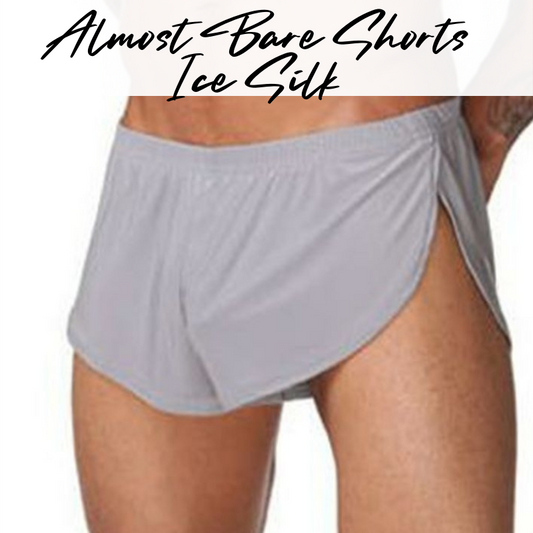 Men's Shorts : Boxer Ice Silk with no inner lining (C802)