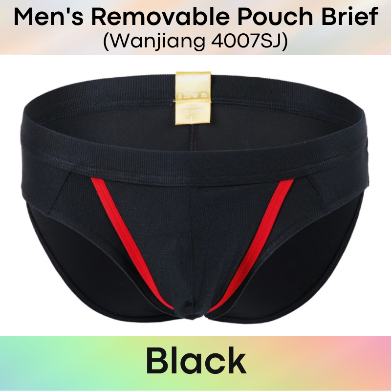 Men's Brief : Front Cover Flap Underwear (Wanjiang 4007SJ)