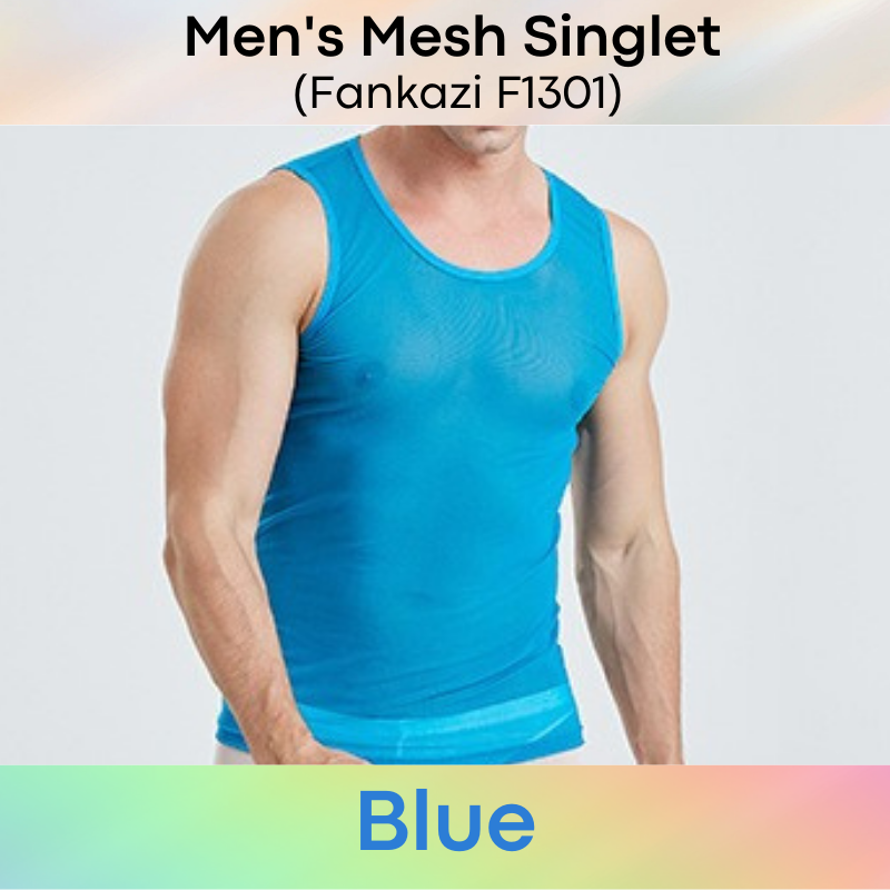 Men's Tee : Mesh Sleeveless (Fankazi F1301)