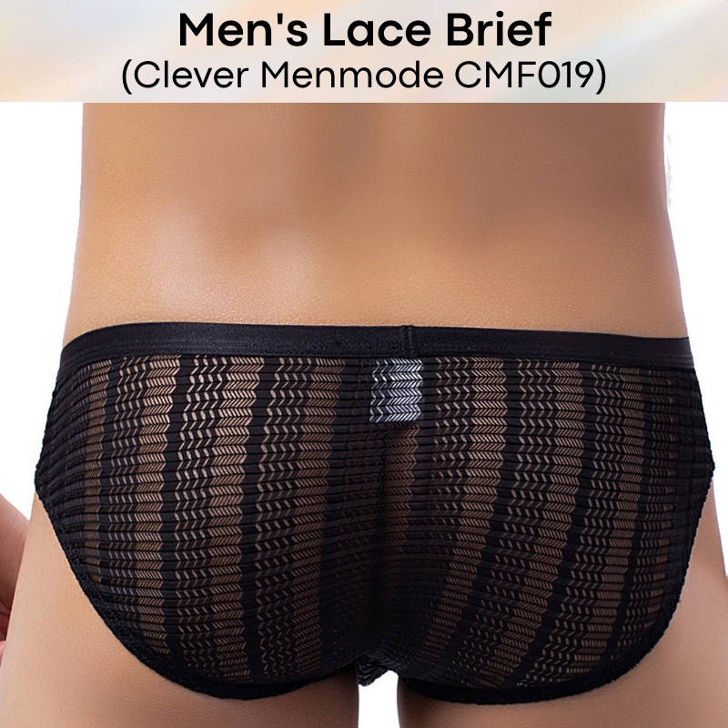 Men's Brief : Lace Underwear (Clever Menmode CMF019)