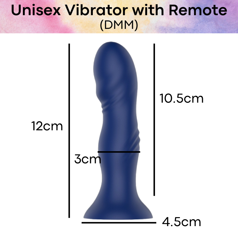 Adult Toy : Unisex Vibrator with Remote Control (DMM)