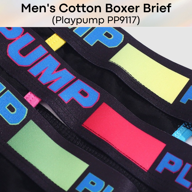 Men's Boxer : Cotton Underwear (Playpump PP9117)