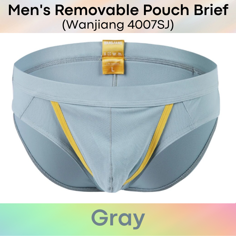 Men's Brief : Front Cover Flap Underwear (Wanjiang 4007SJ)