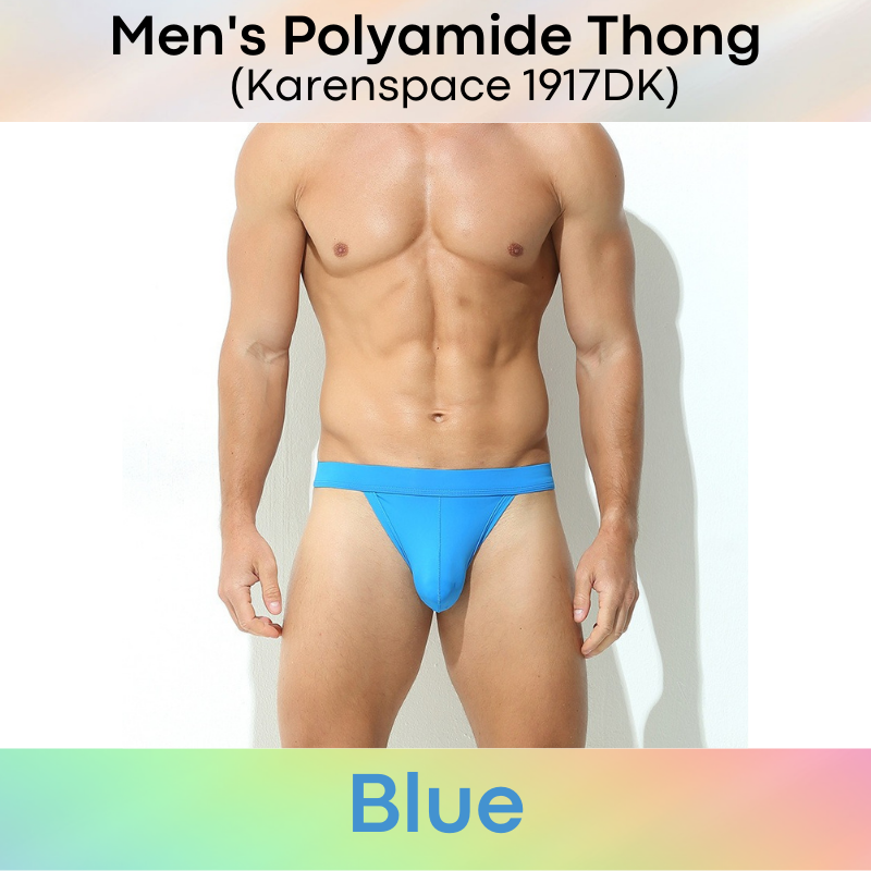 Men's Thong : Polyamide Underwear (Karenspace KS1917DK)