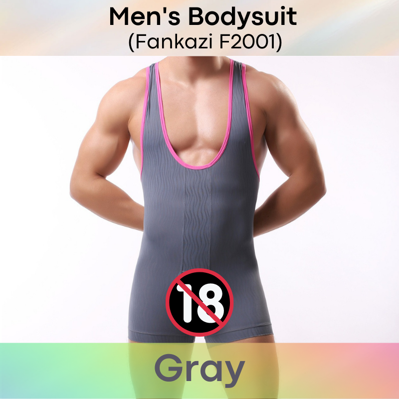 Men's Bodysuit : Wavvy Translucent (Fankazi F2001)