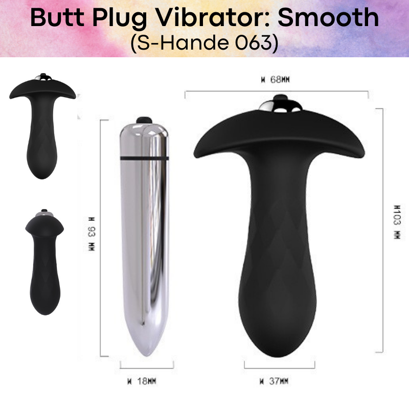 Adult Toy : Butt Plug Vibrator (S-Hande S062/063)